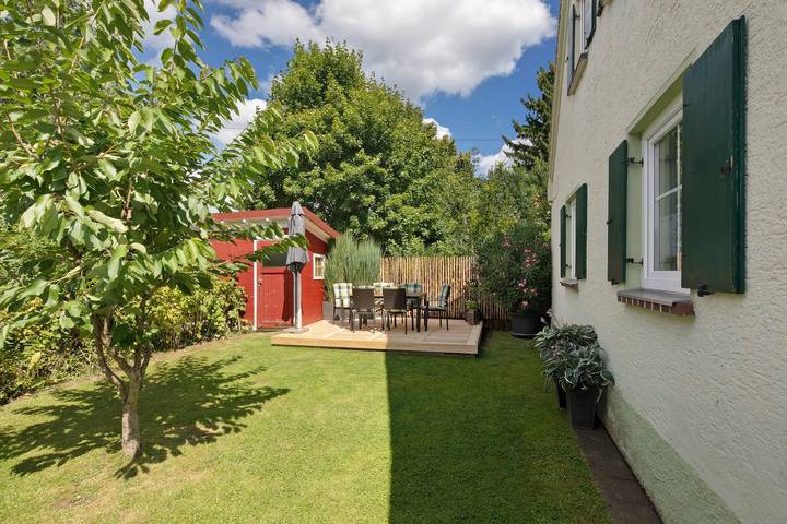 Casa vacanze 'Frieda' con giardino privato e Wi-Fi in Röfingen, Svevia (Bavaria)