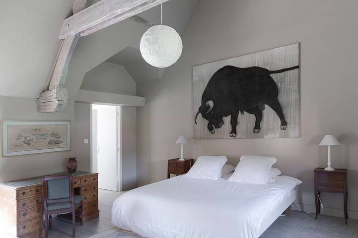 Location de vacances pour 14 personnes, avec piscine ainsi que jardin et terrasse, animaux acceptés à Ambillou - 2