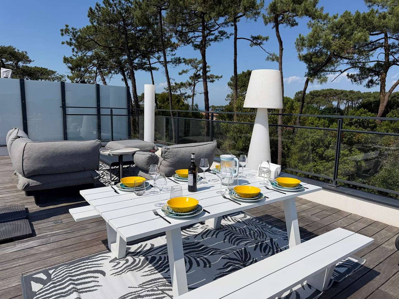 Appartement entier, Rooftop avec jacuzzi et vue dégagée haut de gamme in Anglet, Région de Bayonne