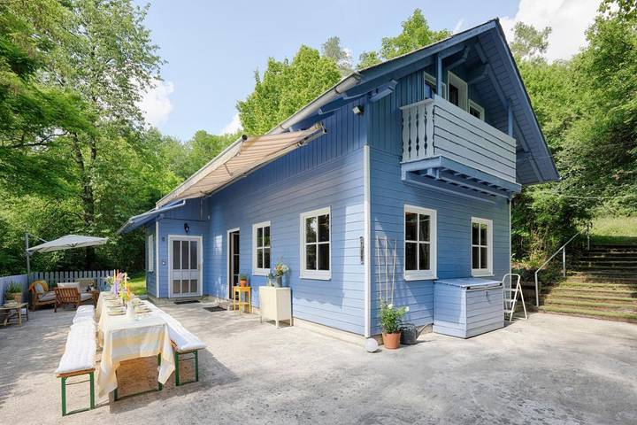 Ferienhaus für 24 Personen, mit Garten und Ausblick, mit Haustier