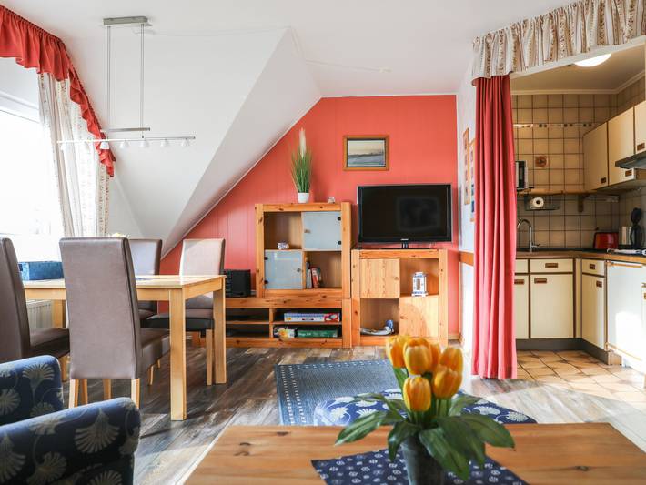 Ferienwohnung für 4 Personen, mit Balkon und Sauna, mit Haustier an der Nordsee - 3