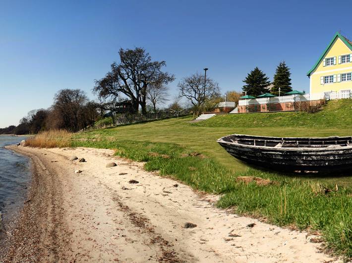 Ferienhaus für 3 Personen, mit Garten und Seeblick sowie Terrasse, kinderfreundlich am Greifswalder Bodden - 4