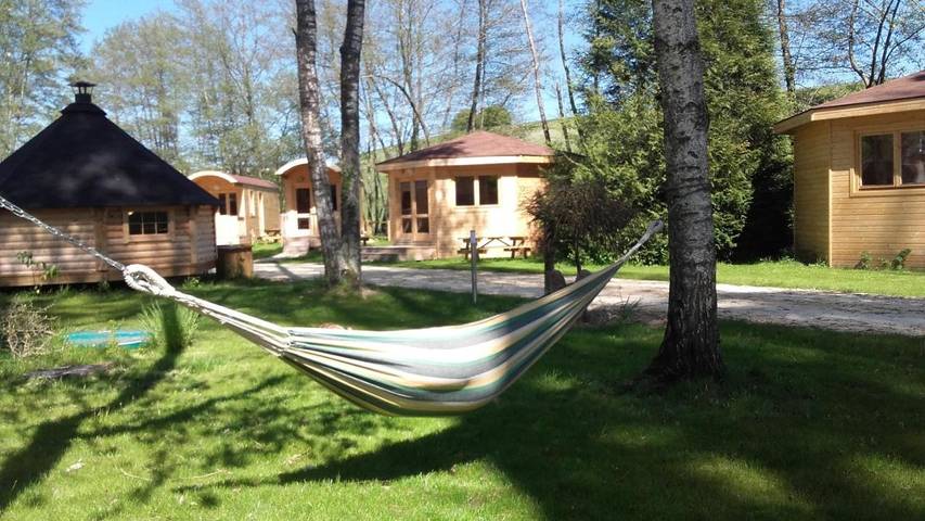 Parc de vacances pour 5 personnes, avec sauna ainsi que jardin et vue, animaux acceptés à Champvert - 4