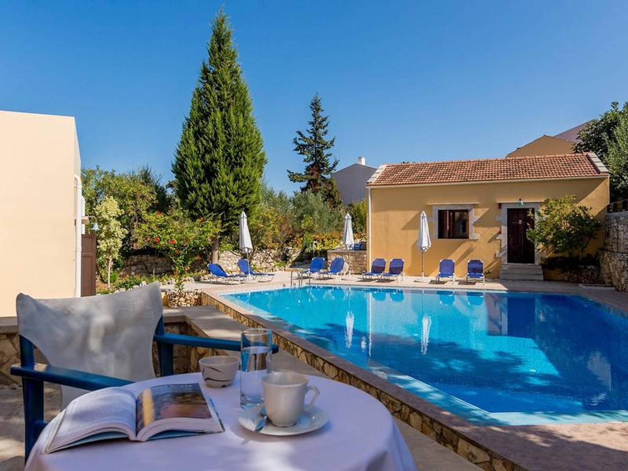 Bungalow dla 13 osób z widok in Douliana, Vamos