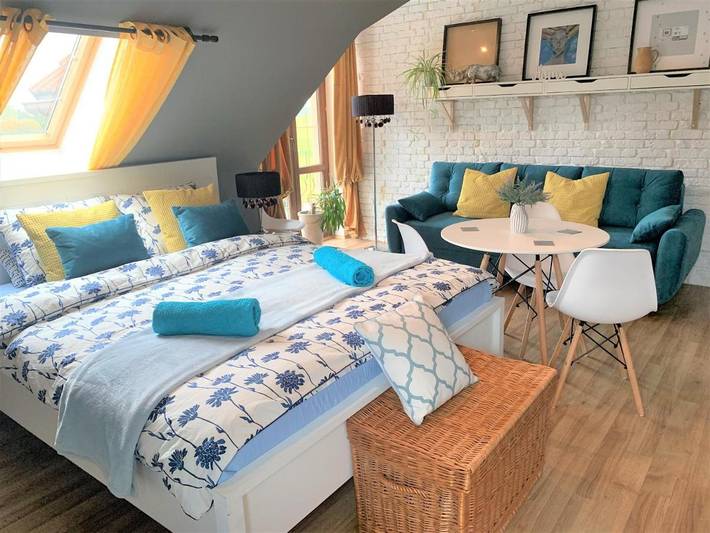 Bed & breakfast dla 3 osób, z ogród i sauna oraz widok - 1