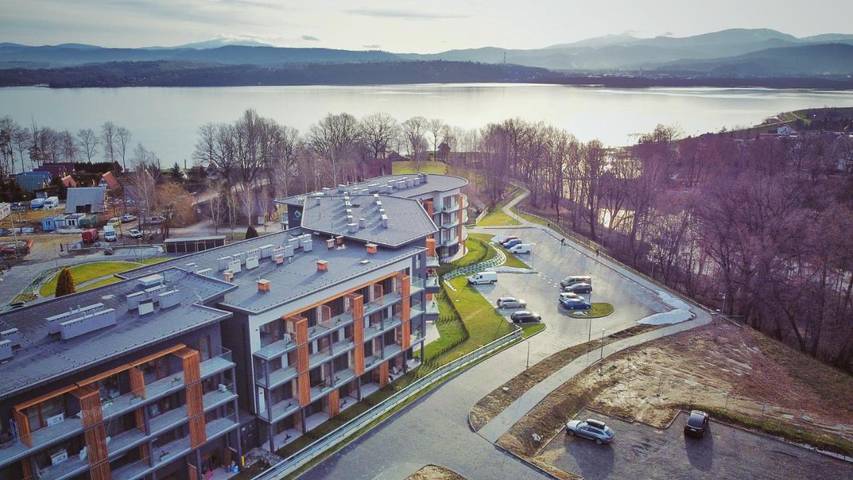 Apartament wakacyjny dla 4 osób, z Balkon i Taras oraz Sauna i Widok w Zarzecze
