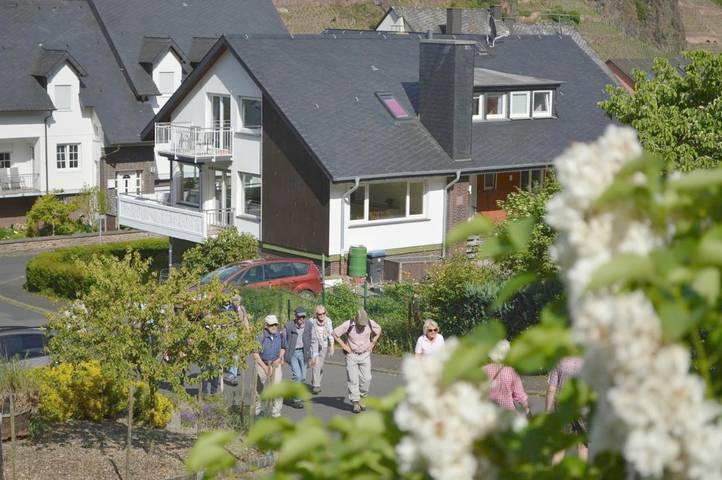 Ferienwohnung für 4 Personen, mit Balkon und Terrasse sowie Garten und Ausblick in Ellenz-Poltersdorf