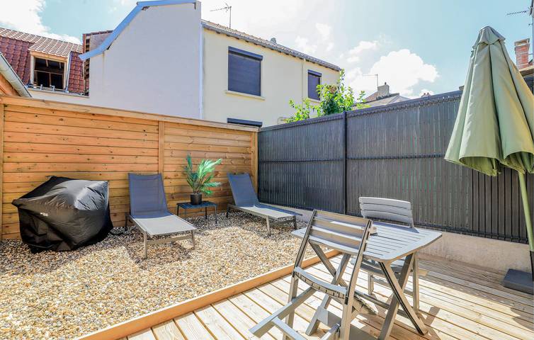Ferienhaus für 2 Personen, mit Terrasse