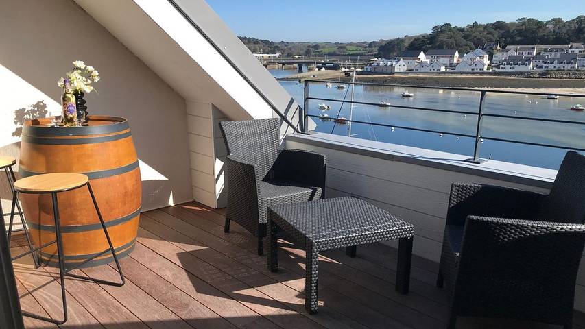 Location de vacances pour 4 personnes, avec balcon à Audierne