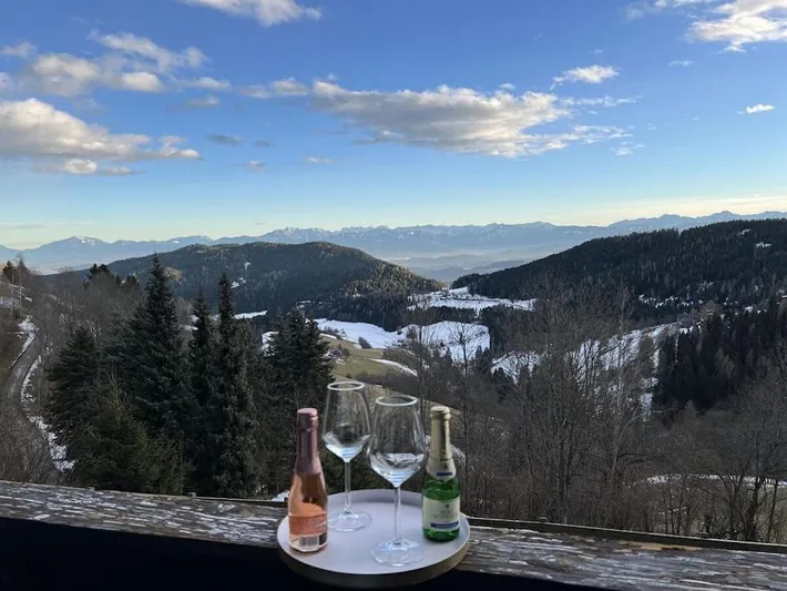 Ferienhaus für 2 Personen, mit Balkon und Sauna sowie Pool - 1