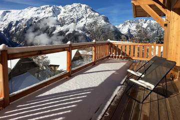 Chalet pour 8 personnes, avec terrasse et sauna à Villard-Reculas
