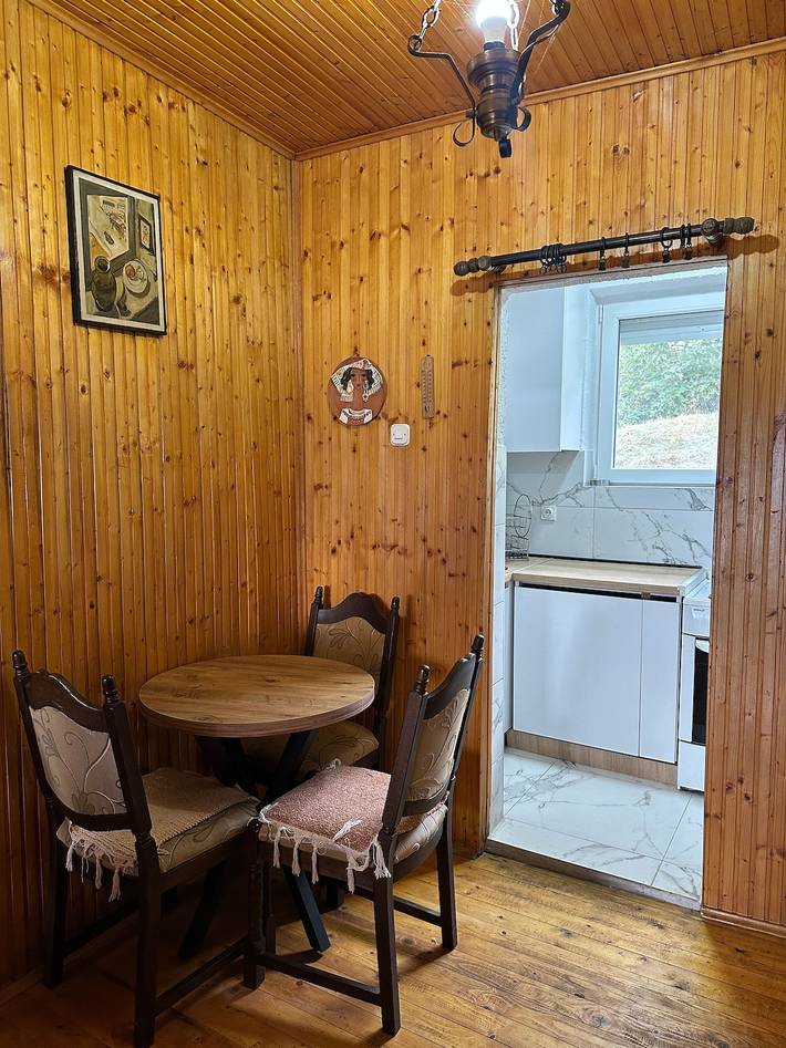 Chalet Mavrovo mit Seeblick in Nordmazedonien
