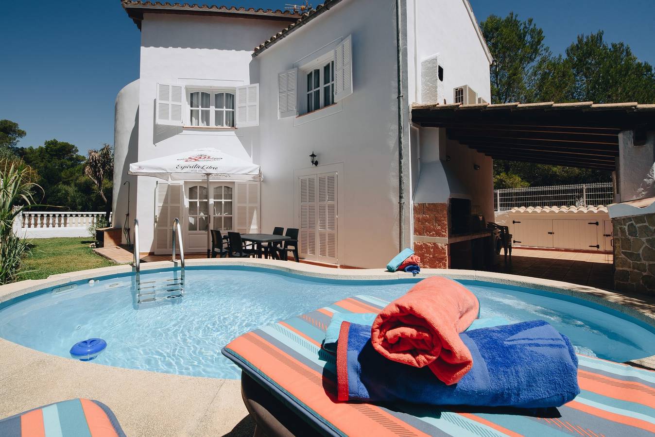 Ferienhaus 'Sa Calma' mit privatem Pool, Wlan und Klimaanlage in Playa Son Serra de Marina, Santa Margalida
