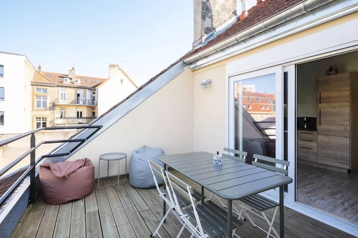 Apartamento entero, Apartamentos para 4 personas in Metz, Metz-Campagne