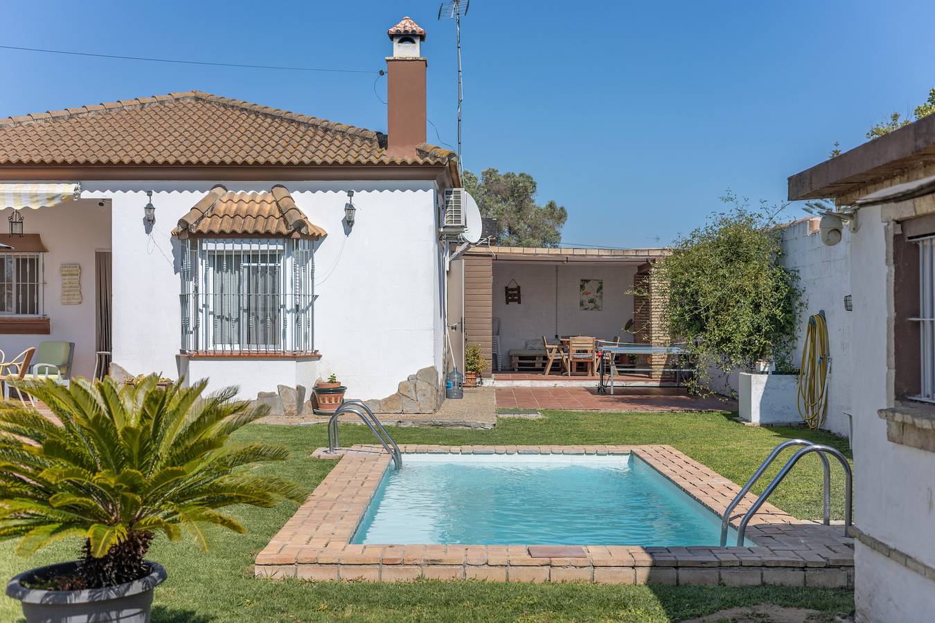 Ferienhaus 'El Olivo' mit privatem Pool, Wi-Fi und Klimaanlage in Los Franceses-La Vega, Chiclana de la Frontera
