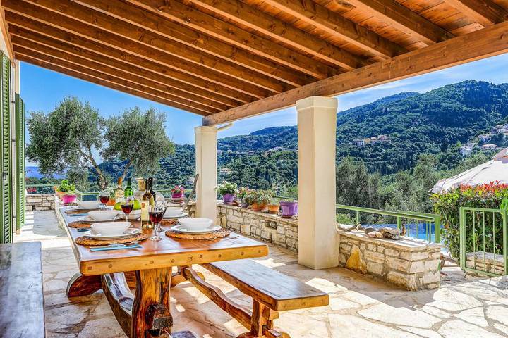 Villa mit pool für 11 Personen, mit Terrasse auf Korfu - 4