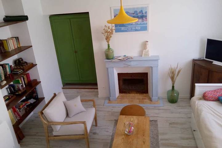 Maison de vacances pour 3 personnes, avec balcon et jacuzzi à Quiberon