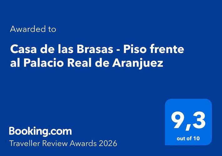 Apartamento para 4 personas, con vistas en Aranjuez