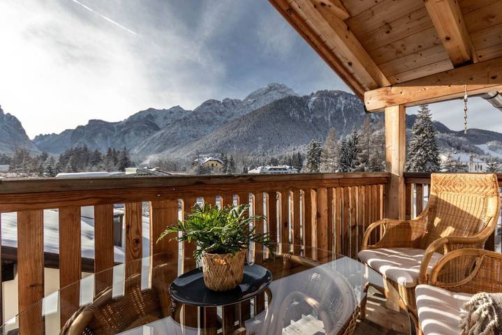 Ferienwohnung für 4 Personen, mit Balkon/Terrasse in Toblach