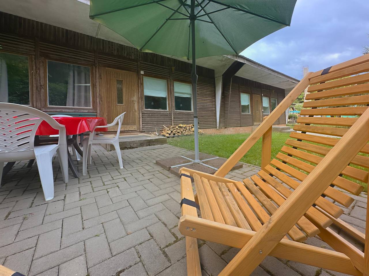 Terraza soleada con aparcamiento y WiFi in Wernigerode, Harzvorland