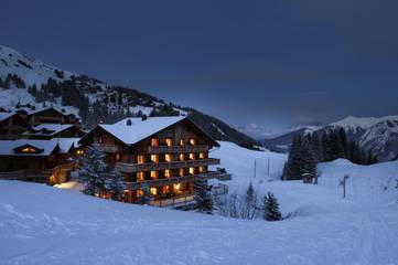 Hôtel pour 3 personnes, avec jacuzzi ainsi que balcon et sauna dans Les Crosets