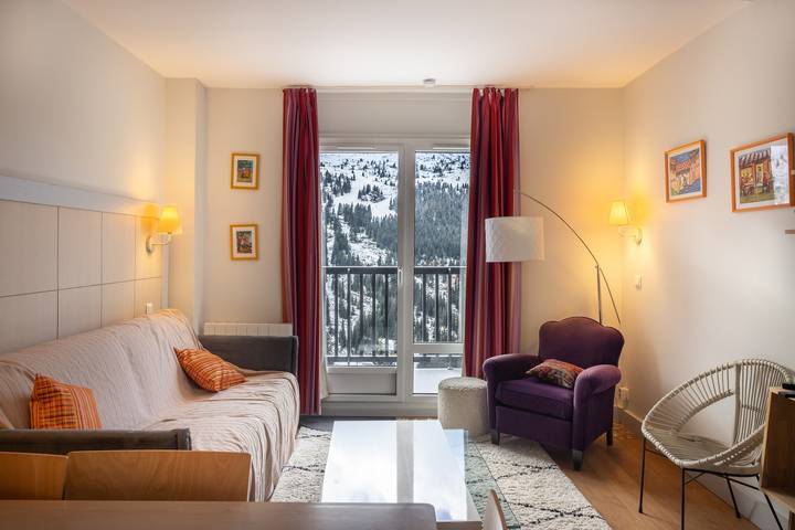 Location de vacances pour 7 personnes, avec balcon dans Flaine