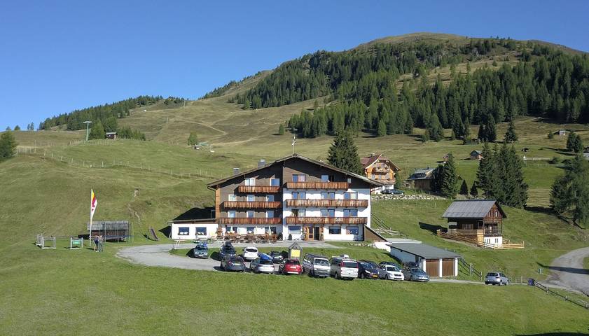 Doppelzimmer mit Nordbalkon in Kreuzeckgruppe, Berg im Drautal