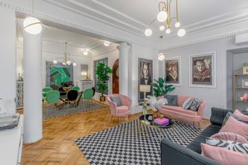 Gîte pour 8 personnes, avec balcon, adapté aux familles à Bucarest