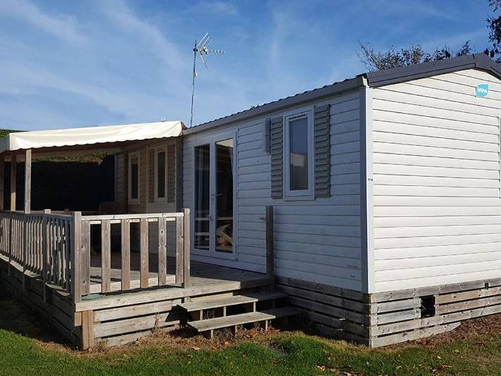 Camping pour 6 personnes, avec terrasse et piscine à Saint-Lunaire