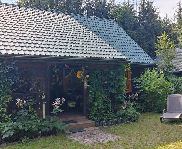 Domek letniskowy dla 8 osób, z jacuzzi i ogród oraz sauna na Podlasie