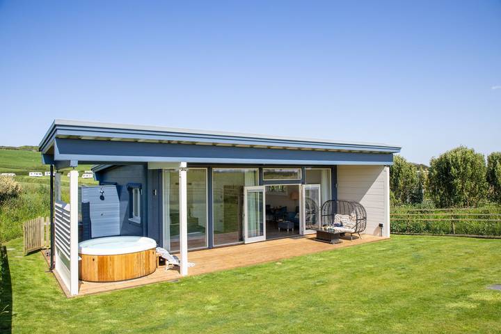 Lodge für 2 Personen mit Whirlpool in Devon