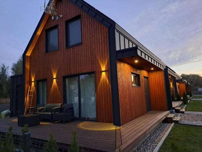 Ferienhaus für 6 Personen, mit Terrasse und Garten in Polen