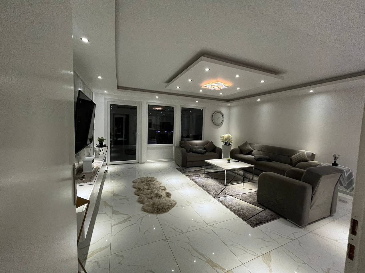 Ferienhaus 'Alame' mit gemeinsamer Terrasse, privatem Garten und Wlan in Leck, Grünes Binnenland