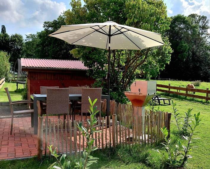 Vakantiehuis voor 5 personen, met uitzicht en tuin in Neukirchen