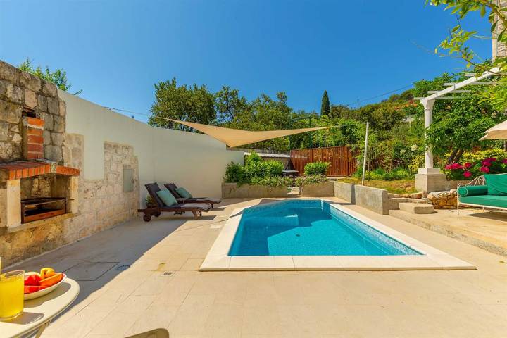 Villa pour 8 personnes, avec terrasse et piscine à Zaton - 2