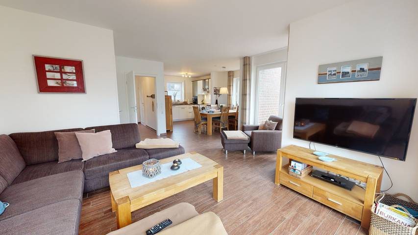 Ferienhaus für 6 Personen, mit Terrasse und Garten auf Borkum - 2