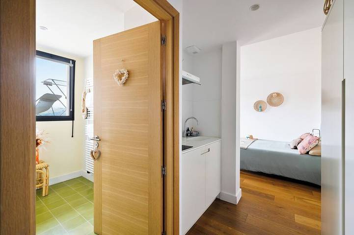 Appartement entier, Studio Ursuya spacieux, avec vue montagnes, accès spa & piscine in Hasparren, Région de Bayonne