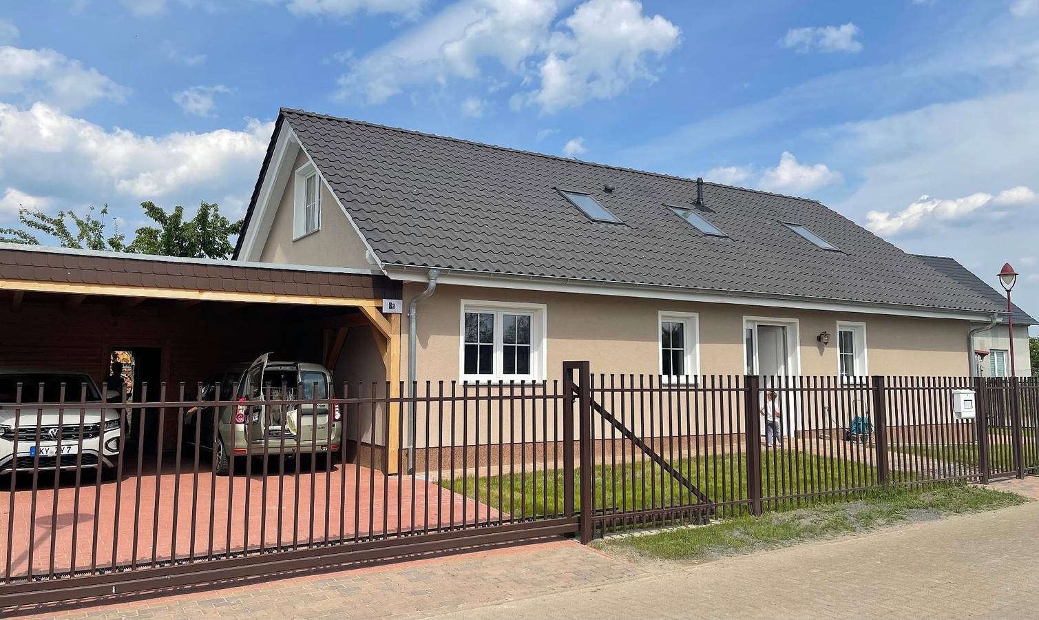 Ferienhaus in Linum mit Garten, Terrasse und Grill in Linum, Fehrbellin