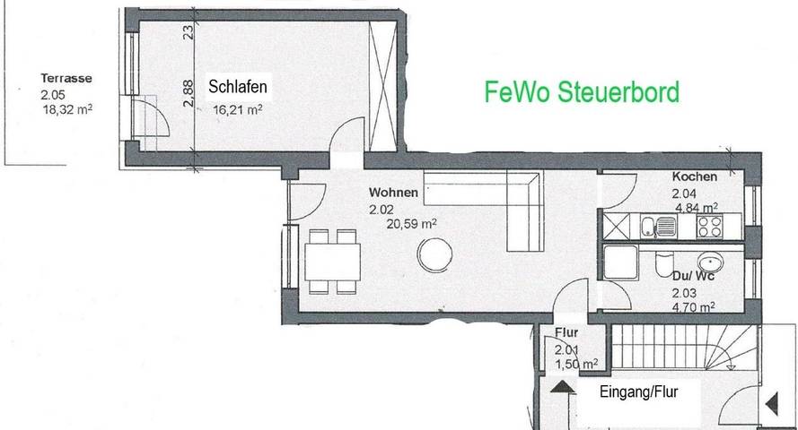 Ganze Ferienwohnung, FeWo Steuerbord in Krummsee, Malente