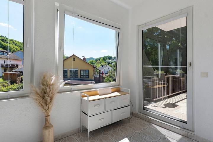 Ganze Wohnung, Casa Conte – Entspannung pur mit mediterranem Flair & Panorama-Veranda in Mörlenbach, Bergstraße