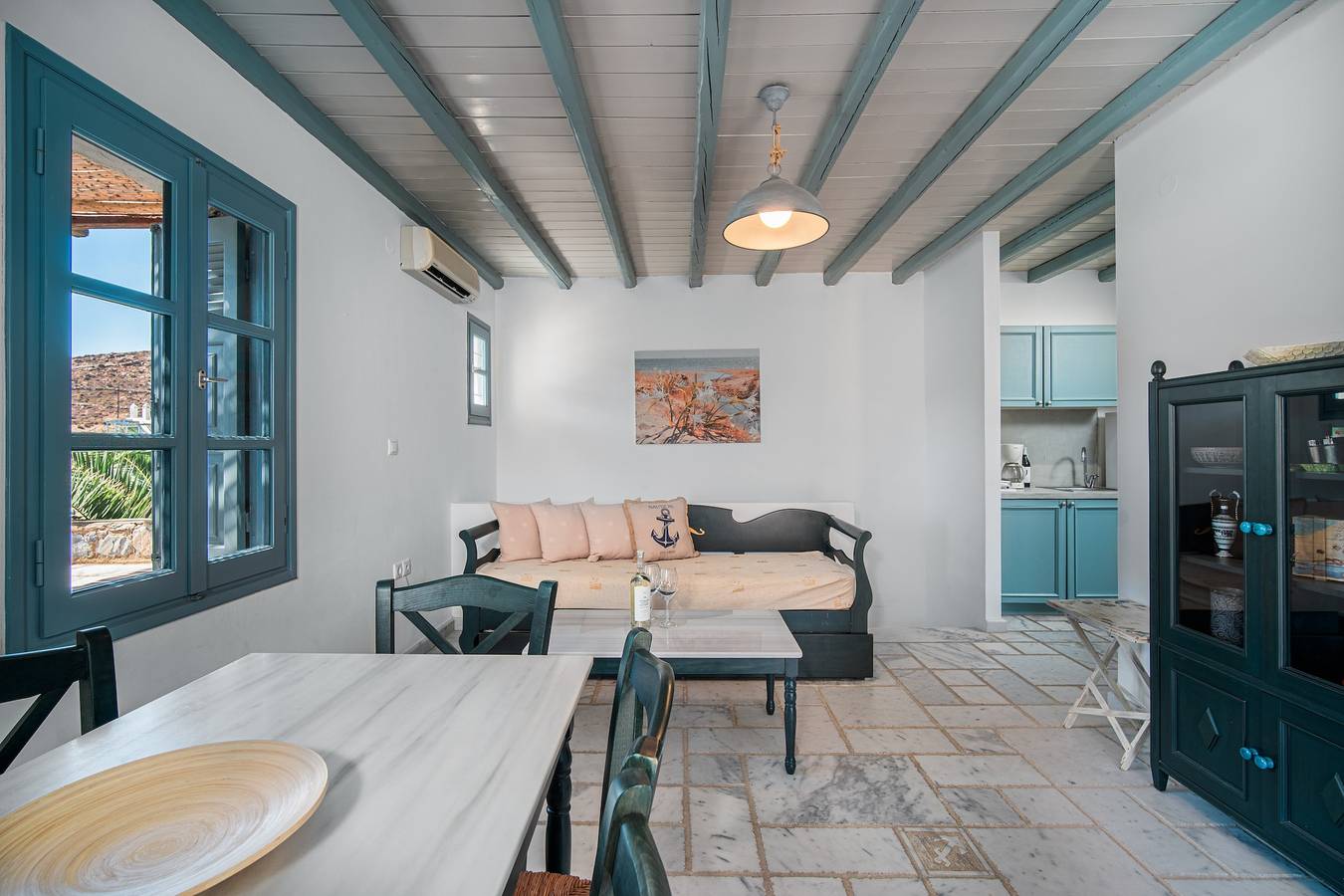 Casa vacanze 'Ammos 1' con terrazza privata, balcone e aria condizionata in Cicladi