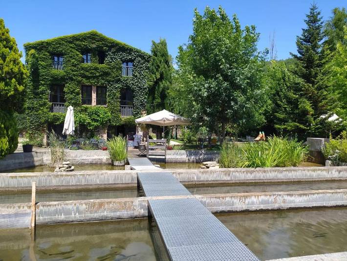 Habitación para 4 personas, con Terraza y Jardín además de Piscina y Vistas en Pallars Jussà