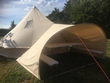 Gîte pour 6 personnes, avec terrasse à Pouligny-Notre-Dame
