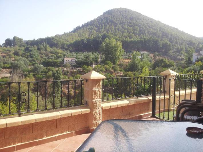 Casa rural para 7 personas, con terraza además de vistas y piscina, Se admiten mascotas en Cónchar - 4