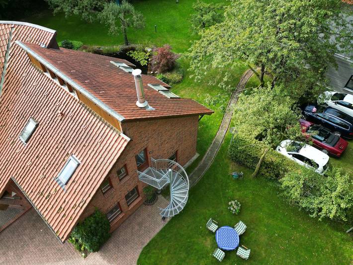 Ferienwohnung für 3 Personen, mit Terrasse und Garten