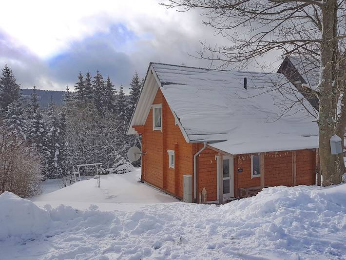 Chalet für 5 Personen, mit Terrasse und Sauna, mit Haustier in Medebach