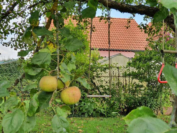 Ganze Ferienwohnung, Fewo Reimann Seissen - Schwalbennest, 120qm, Garten, 2 Schlafzimmer, max. 5 Personen in Blaubeuren, Blaubeuren Region