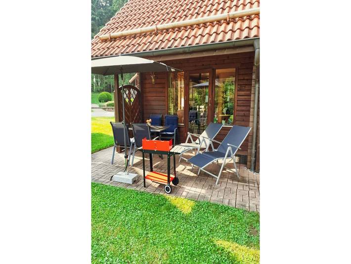 Ferienhaus für 4 Personen, mit Garten und Sauna, mit Haustier