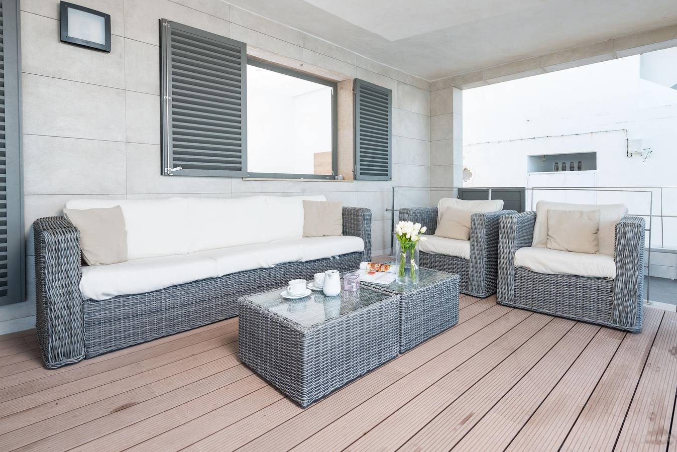 Aixa - Ferienhaus mit Meerblick in Es Barcarés - Alcúdia . Wifi gratis in Es Barcarès, Alcúdia