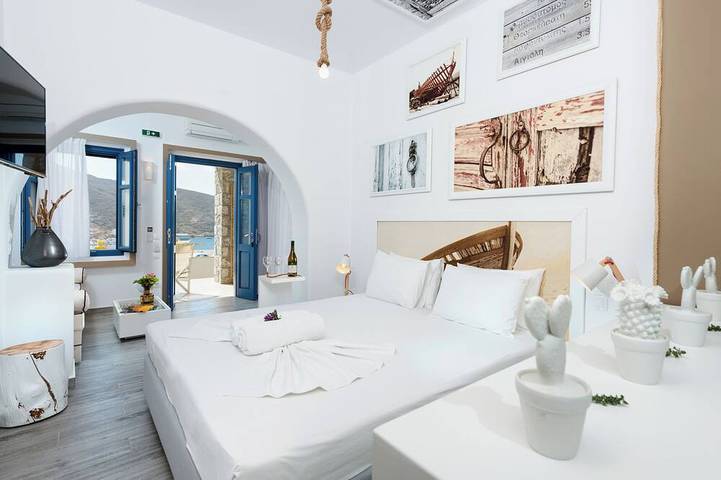 Ganze Wohnung, Sea View Studio, Kaerati Apartments in Amorgos